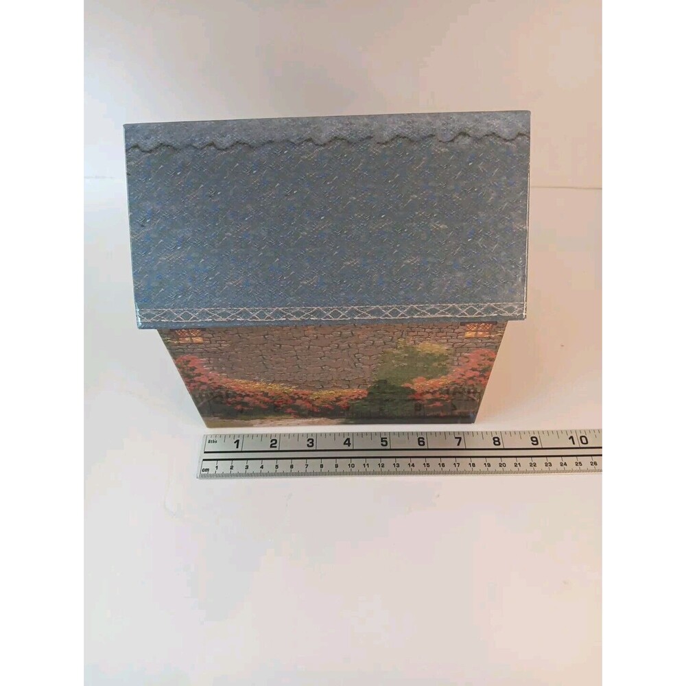 Thomas Kinkade Country Cottage House Keepsake Box Jewlery Storage No Stationary - Picture 12 of 16